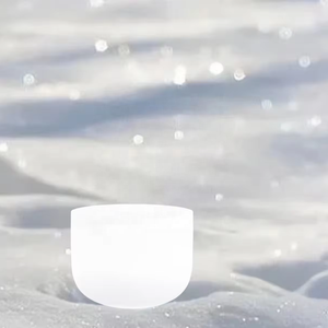 High-<strong>End</strong> 8 Piece Quartz Frosted Singing Bowl Set 440Hz & 432Hz Factory Direct Sale 8 Chakra Sound Bath Composed Glass <strong>Crucible</strong>