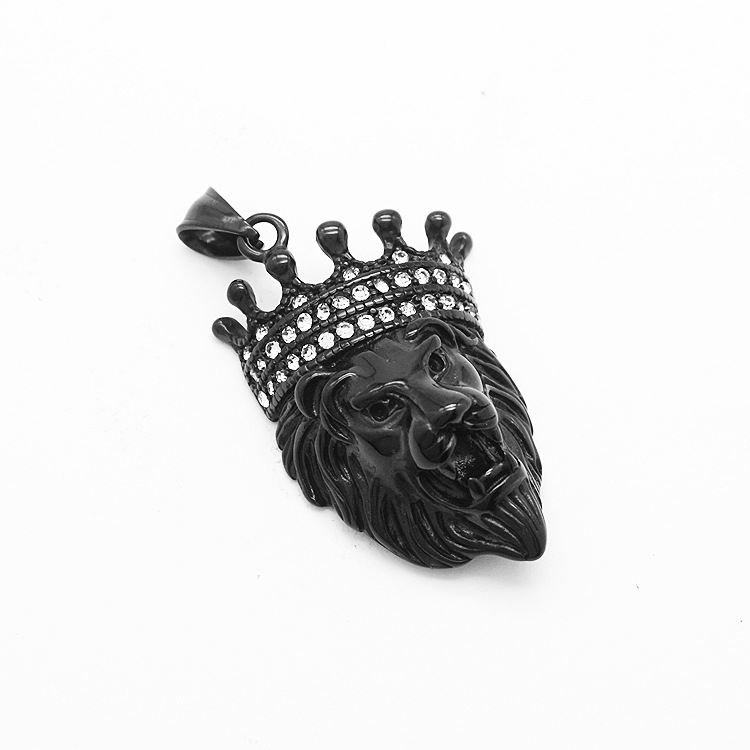 Black Single Pendant Without Chain