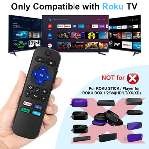 Nuovo telecomando per tutti i telecomandi Hisense Roku TV HU-RCRUS-20 con controllo del Volume e pulsante di alimentazione TV tasti di scelta rapida a 4 canali