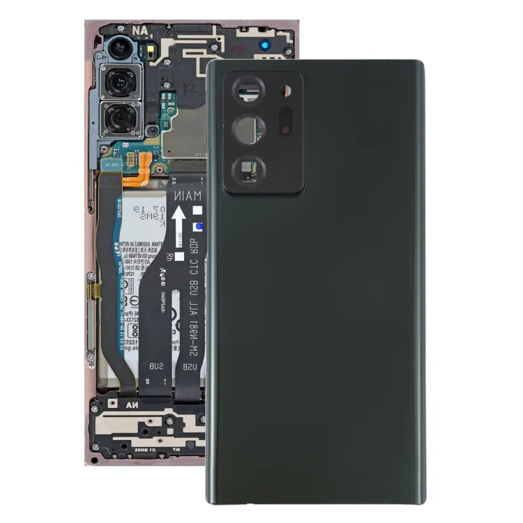 Dezelfde Dag Verzending Telefoon Accessoires Reparatie Reserveonderdelen Voor Samsung Galaxy Note20 Ultra Batterij Backcover Met Cameralenzen