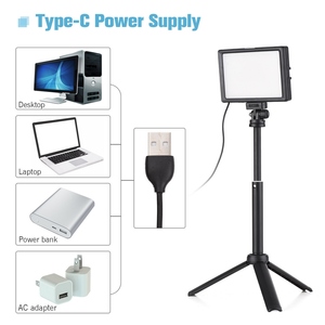 2 adet 15W LED Video ışığı Set masaüstü fotoğraf dolgu ışığı bi-renk sıcaklığı ayarlanabilir parlaklık CRI95 Led ışık - Product Image 5