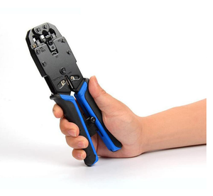 Профессиональный 4P/6P/8P RJ-45 RJ-12 RJ-11 модульная обжимной инструмент сети телекоммуникационный кабель обжимные клещи Ratchet щипцы - Product Image 5