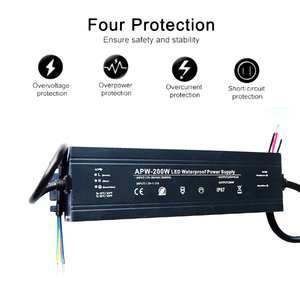 200W Waterproof Power <strong>Adapter</strong> (12V/24V/36V/48V <strong>DC</strong> <strong>Output</strong>), PFC 0.99, for Marine, RV, Solar System (CE/FCC/RoHS Certified) - Product Image 2