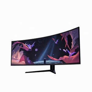 Vendita calda da 49 pollici 4K curvo HDR Monitor da tavolo ad alta risoluzione per Computer LCD con luminosità e altoparlante incorporato - Product Image 2