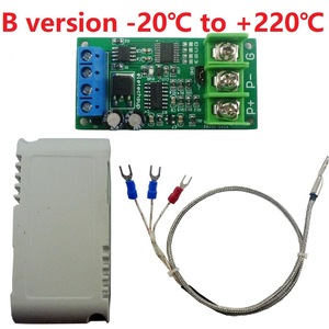 DC 12V PT100 IDT convertidor RS485 Modbus Rtu, Sensor de temperatura - Product Image 2