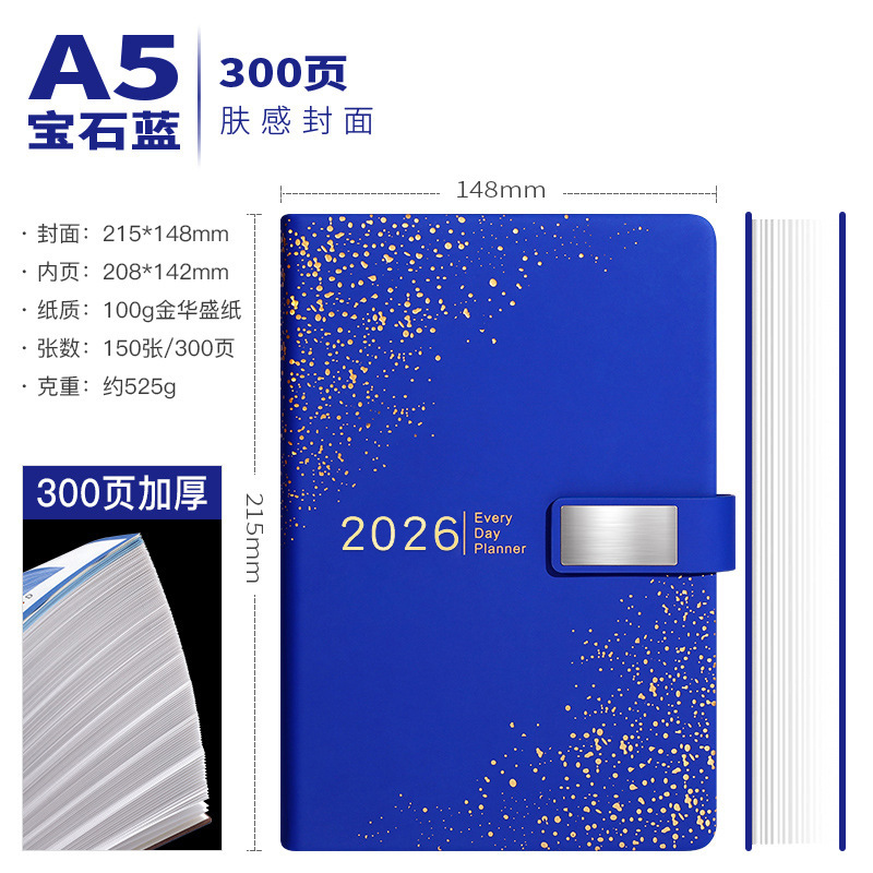 Business blu-a5-300 pagine