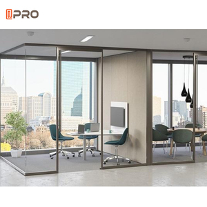Divisor de oficina modular de alta calidad, Partición de oficina de vidrio, sistema de pared de separación - Product Image 2