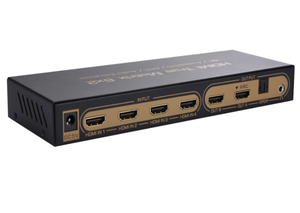4K 6x2 HDMI Matrix 6 in 2 Out HDMI Switch Switcher Splitter Video Converter True Matrix 3D ARC Coaxial Toslink Audio Extractor - Product Image 3