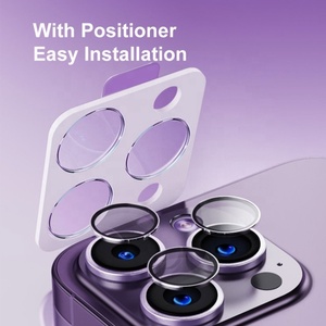 1 ikinci komple kurulum durumda dostu 3D radyal 16/16Pro kamera Lens Film koruyucu ekran iPhone 13 Pro cep telefonu - Product Image 2