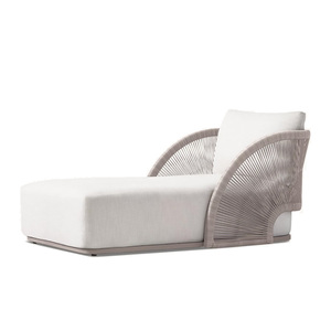 Khu nghỉ mát khách sạn Patio không thấm nước mây hồ bơi ngoài trời đồ nội thất đi văng vườn giường bãi biển sunbed wicker Chaise phòng chờ - Product Image 2