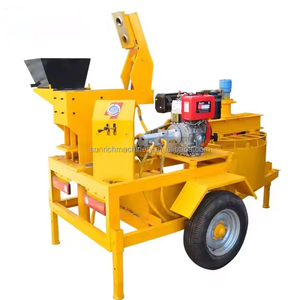 M7M1 Mobile alimentato Diesel Semi automatico argilla terreno incastro blocco mattoni che fa il prezzo della macchina - Product Image 1