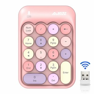 Jazz-Juego de tapones para los ojos, juego de tapones para los ojos de 2,4G INI 18 Keys ETRO OUND ireless eypad umumérico