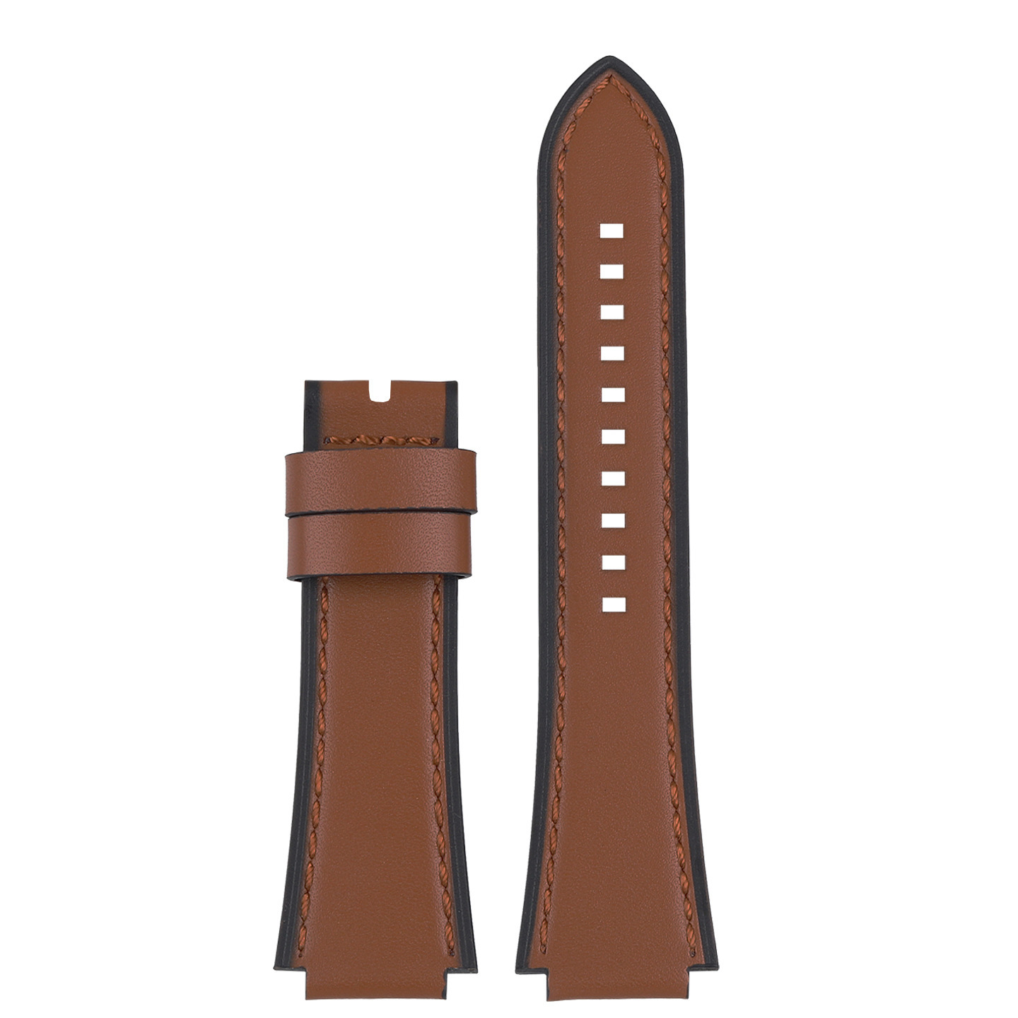 Dark brown band no buckle