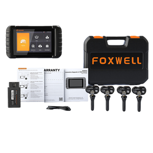 Para FOXWELL NT809TS Sistema completo OBD2 lector de código nueva versión de Software prueba bidireccional TPMS reaprendizaje programación para automóviles