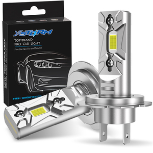 Araç aydınlatma sistemi, fansız Led lamba 3570 CSP 6500K araba ışıkları 1:1 Mini boyutu H7 otomatik far