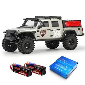 รถบังคับวิทยุแบบไต่หิน RC Emo 1:8น้ำหนักเบา4WD สองระดับทำจากไนลอนเสริมแรงไฟ LED เกรดมืออาชีพ - Product Image 1