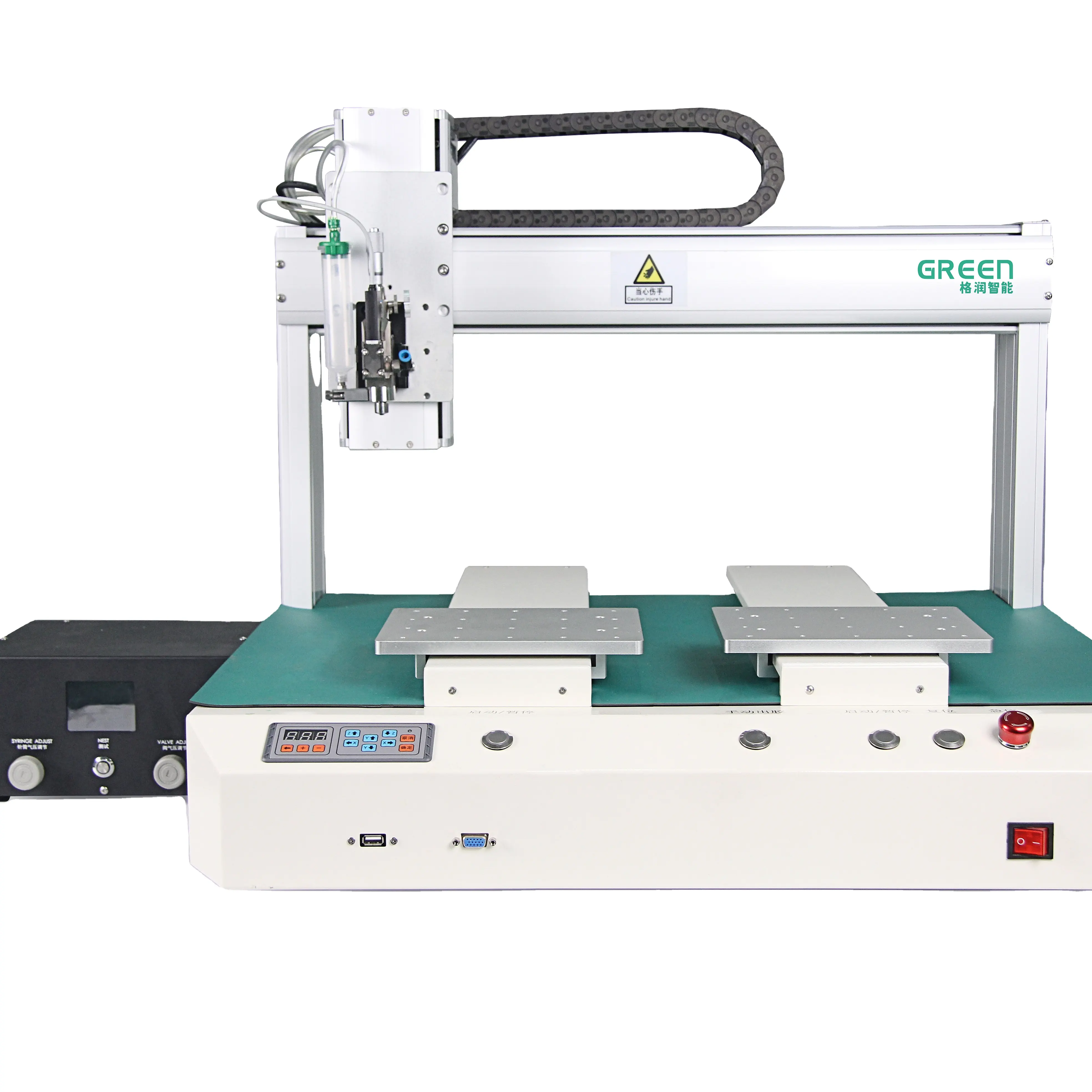 Groene Lijm Dispenser Platform Vloeibare Lijm Robot Dispenser Machines Hoge Precisie Binding Dp400 Epoxy Vet Soldeer Pasta Kit