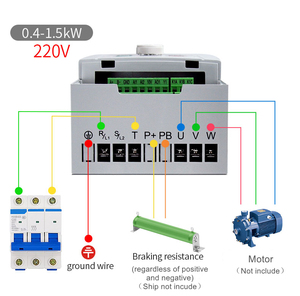 Convertidores de rendimiento de alta calidad, controlador de frecuencia variable, inversor VFD, variadores de velocidad, monofásico a trifásico - Product Image 2