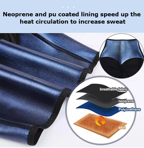 Bán Buôn Cơ Thể Shaper Và Biker Đào Tạo Phụ Nữ Trọng Lượng Giảm Cân Mồ Hôi Eo Huấn Luyện Viên Xà Cạp Tắm Hơi Quần Short Quần - Product Image 4