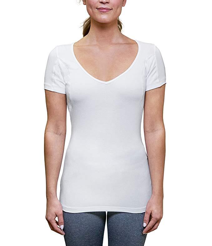 Women Deeper V Neck White