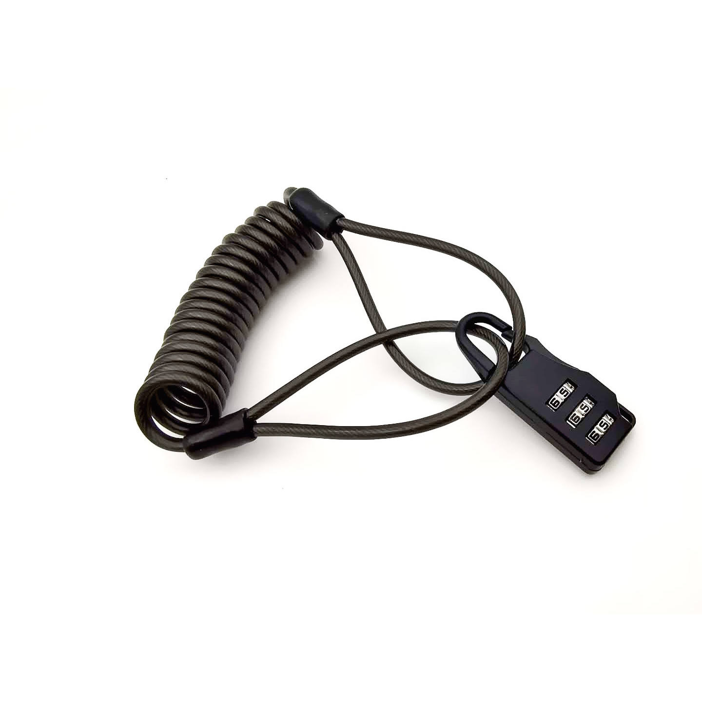 Black rope, black padlock