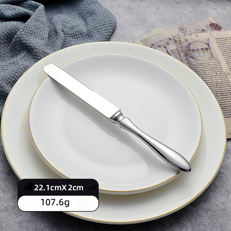 couteau de table en argent