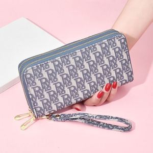 品牌设计师迷你零钱包钥匙扣女士复古钱包字母组合钱袋奢华皮革腕带钱包