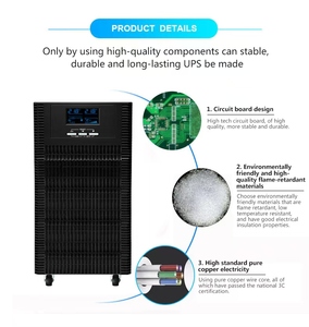 1KVA Online Ups Lifepo4 Bateria <span class=keywords><strong>Backup</strong></span> Surge Protector Fonte de Alimentação Ininterrupta Mini DC UPS System Home Medical Único AC