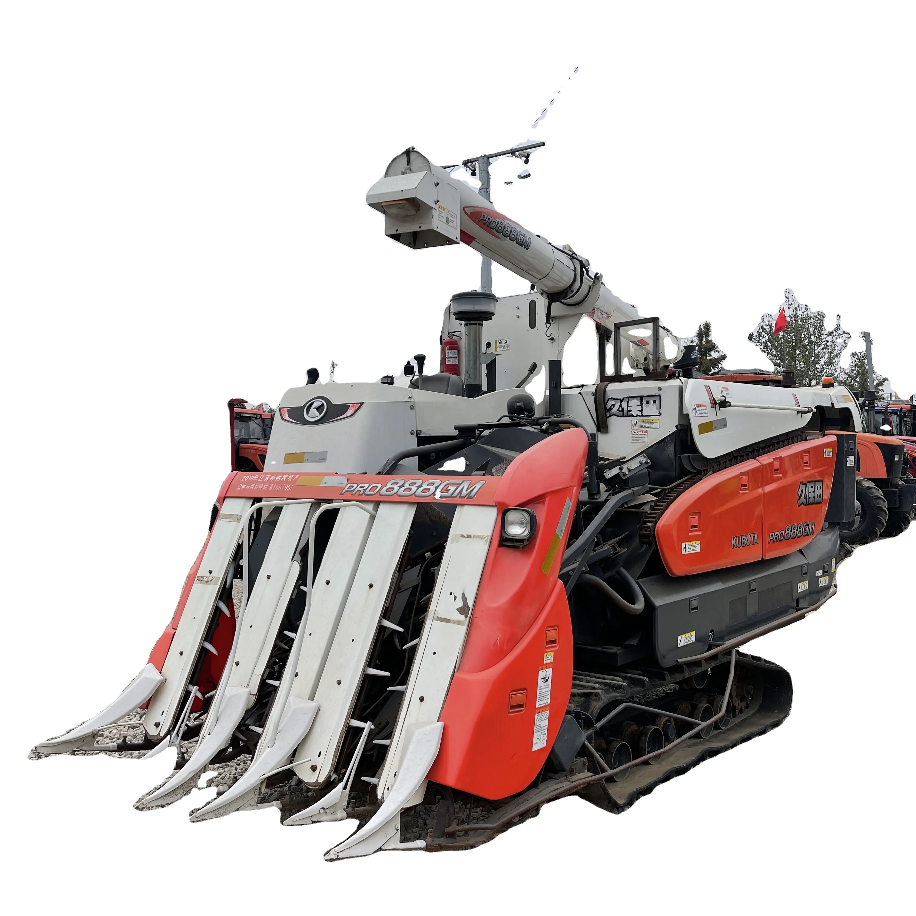 Usato Kubota combina riso grano mietitrice trattori agricoli macchine agricole macchina per la raccolta giappone Kubota DC70 DC105X