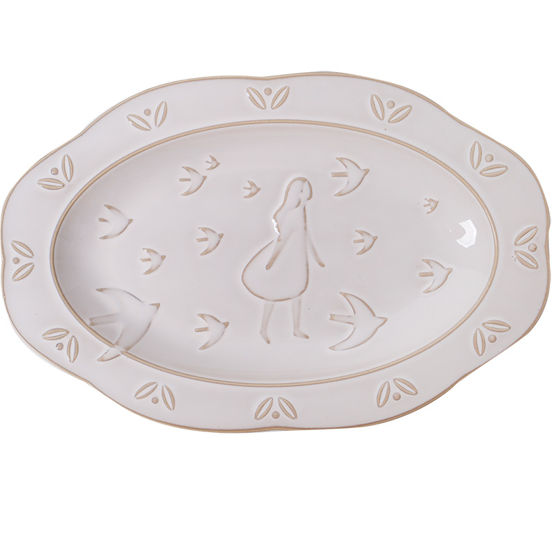 Oval plate