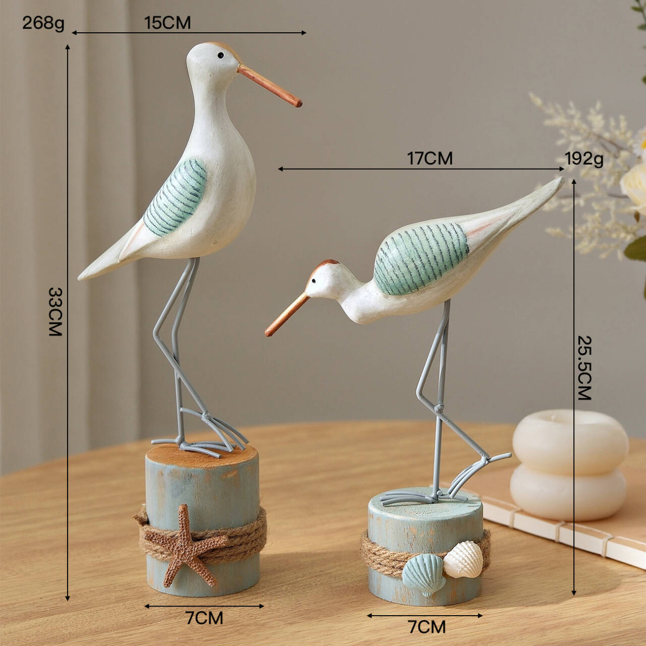 New Green Stump Bird Set