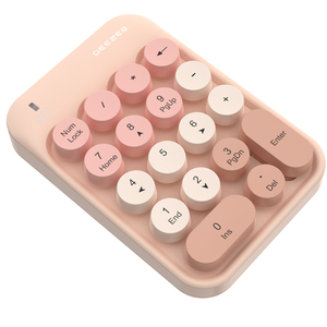 Mini 2.4G <strong>Wireless</strong> Numeric <strong>Keyboard</strong> for Desktop Use with Membrane Operation Style