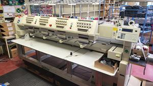 Original <strong>Condition</strong> Used <strong>Computer</strong> <strong>Controlled</strong> 4 Heads 15 Needles Embroidery Machine Embroidering Pattern Machine Ready to Ship - Product Image 2