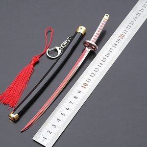 恶魔杀手剑钥匙扣，恶魔杀手锌合金钥匙扣，恶魔杀手钥匙扣，带弹出按钮的恶魔杀手钥匙扣 - Product Image 5