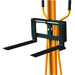 LS apilador manual mini posicionador de trabajo cabrestante de mano carretilla elevadora con placa extraíble - Product Image 3