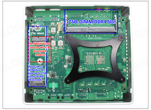 Mini ordenador de escritorio NUC de 7. ª generación, computadora con núcleo i5, i7, 6 x USB3.0, Win10/Linux integrado, novedad - Product Image 3