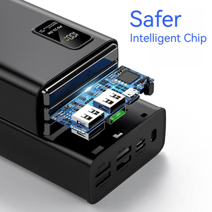 דגם אחרון 22.5W ארבע יציאות USB וסוג C סופר מהיר טעינה כוח בנק 30000 mah קיבולת אמיתית PD20W 30000 mah בנק כוח