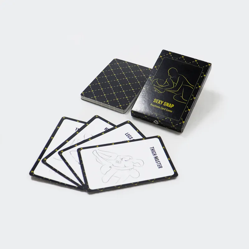 Juegos de cartas personalizados do or dare para adultos con caja de dormitorio sexo personalizado tarjetas de juego sexy para amantes
