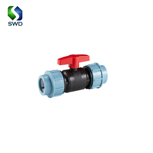 灌溉用聚丙烯压缩球阀PN16 - Product Image 1