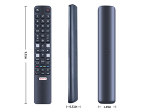 Vendita diretta della fabbrica TCL RC802N telecomando universale per TV vendita calda 433MHz LED ABS e materiale plastico 3V tastiera in silicone - Product Image 2