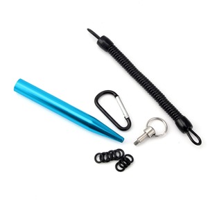 TOP RIGHT AC1004 Aluminum Wacky Tool Wacky Worm Tool for Wacky Rigging Plastic <strong>Senko</strong> Style Worms - Product Image 1