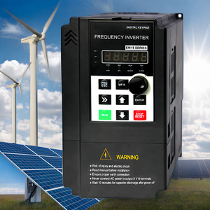 Inversor de corriente híbrido DC a AC trifásico 380V/220V MPPT bomba de agua Solar VFD con pantalla LED de salida Triple de frecuencia Variable - Product Image 3
