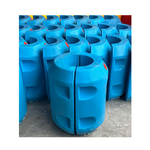 Boya de tubería de plástico duradera de fábrica de 400*500MM, barrera flotante LLDPE, flotadores de tubería de dragado flotante - Product Image 5