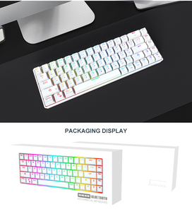Teclado mecánico DK68 RGB, retroiluminación de varios colores, luminoso, 68 teclas, para juegos de pc - Product Image 5