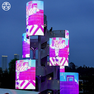 Outdoor P2.5 Creative Soft Film Screen, Creative Cylindrical Screen, and Irregular Screen Flexible Screen - Product Image 3