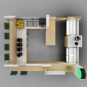 Đồ Uống Di Động/Cà Phê/Juice Bar/Ice Cream Shop Quầy Kiosk Và Nội Thất - Product Image 5