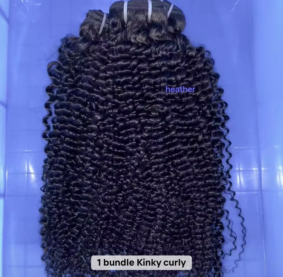 kinky curly 1 bundle