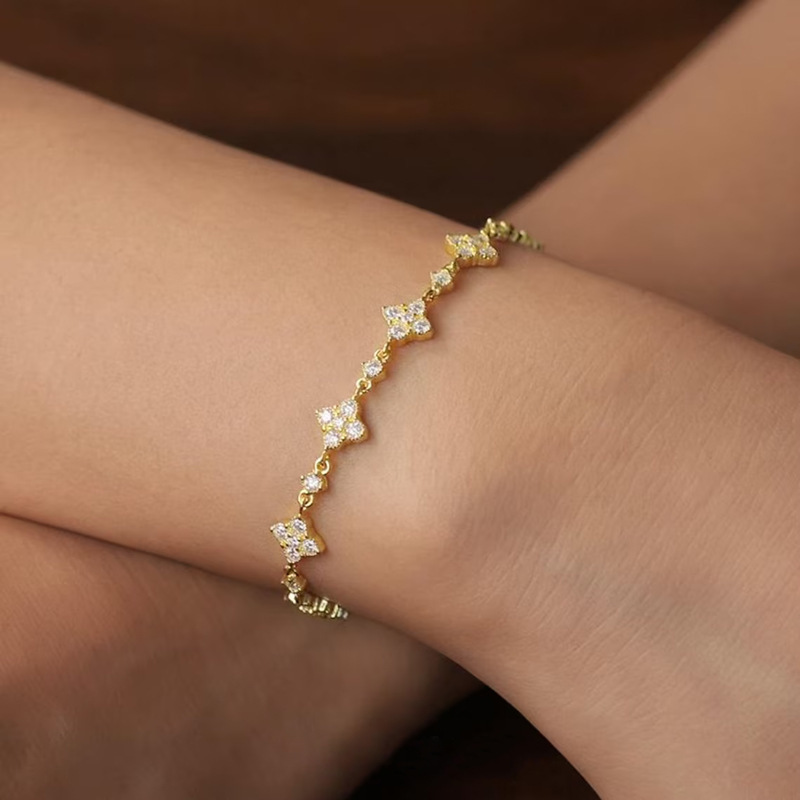 Moissanite -Gold Plated