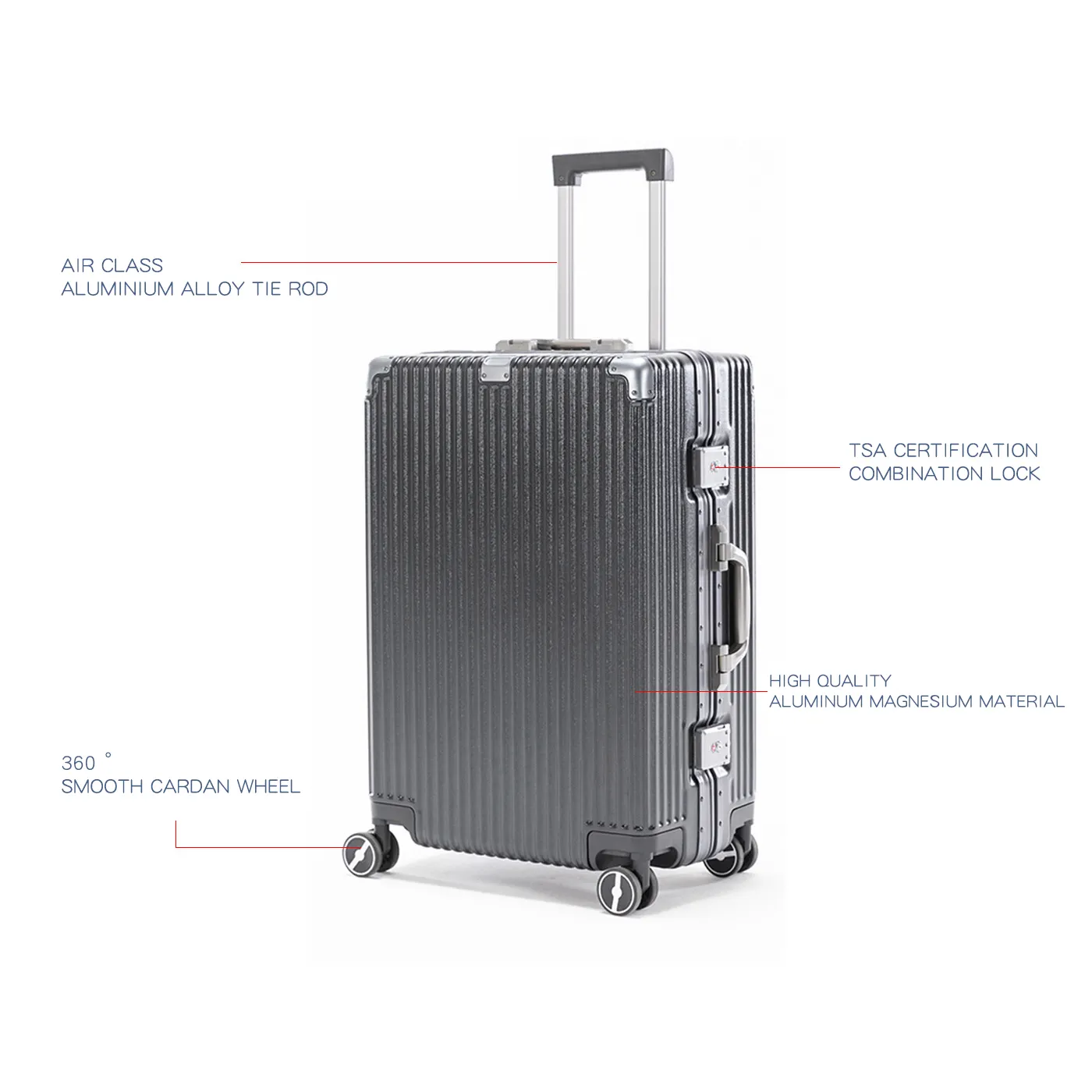 Voyage chariot bagages valise en gros avec roues tournantes 3 pièces ensembles valise sac chariot sacs bagages pour voyage