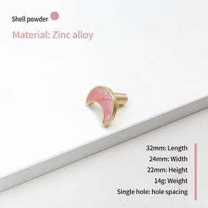 Jaya Mặt Trăng Hình Dạng Kẽm Xử Lý <span class=keywords><strong>Knobs</strong></span> Cho Phòng Trẻ Em Nhà Bếp Phòng Ngủ Ngoài Trời Tủ & Tủ Cửa Ngăn Kéo <span class=keywords><strong>Knobs</strong></span> - Product Image 6